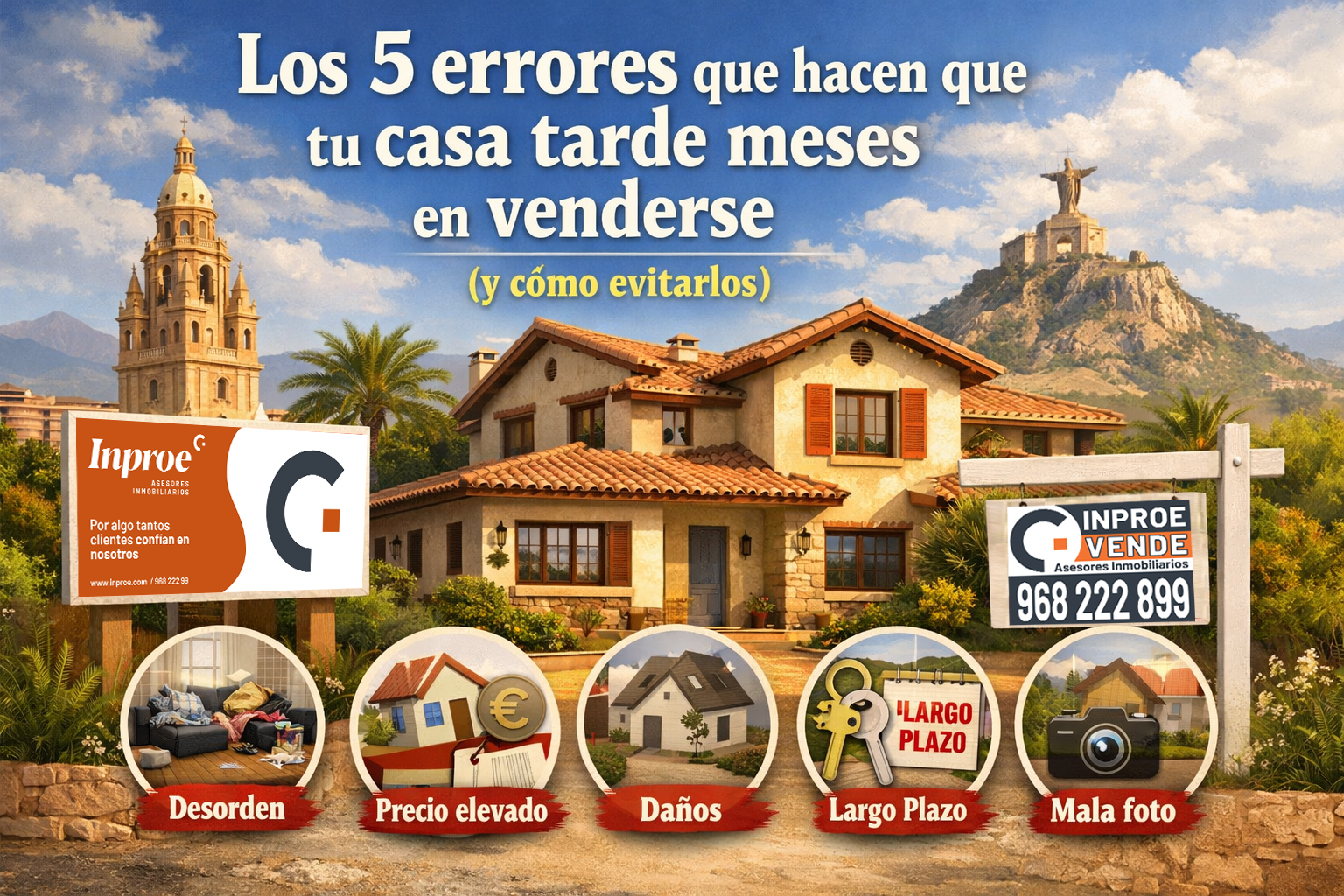 Los 5 errores que hacen que tu casa tarde meses en venderse