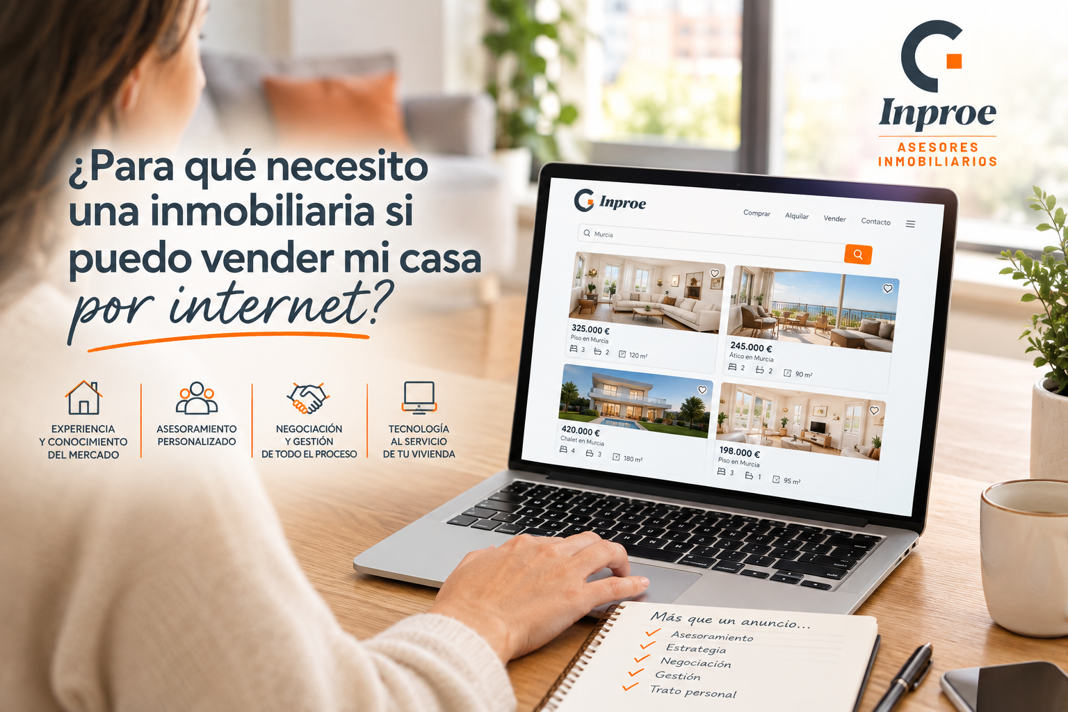 ¿Para qué necesito una inmobiliaria si puedo vender mi casa por internet?